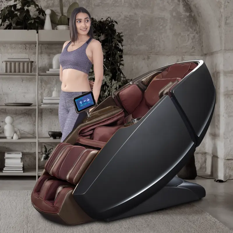 Lixo LI7001 Massage Chair - Person Using It for Relaxation