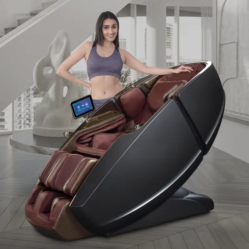 Lixo LI7001 Massage Chair - Person Reclining with a Comfortable Massage