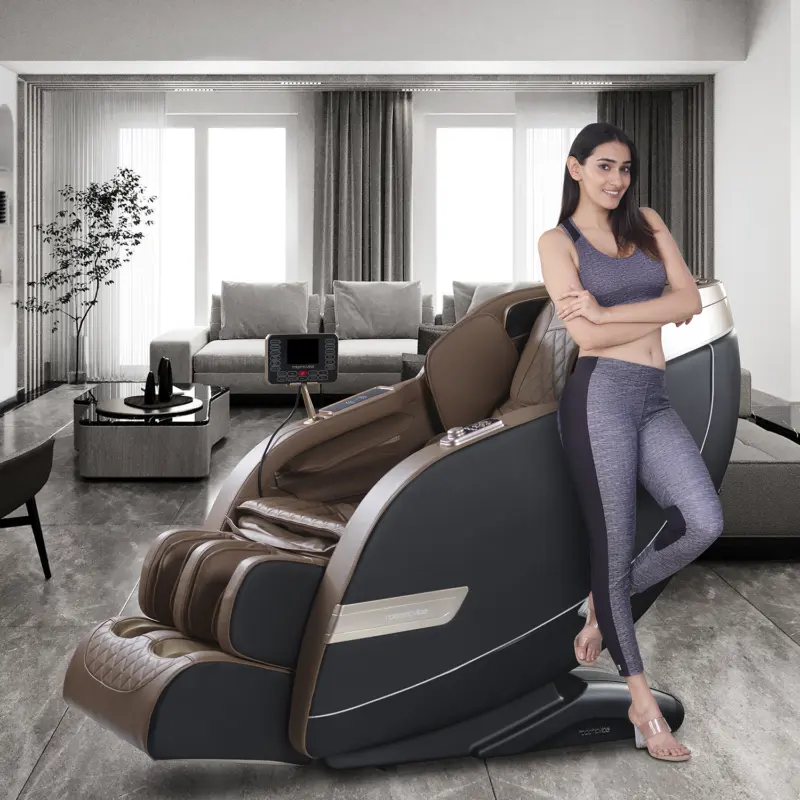 Model beside RV3030 Black chair
