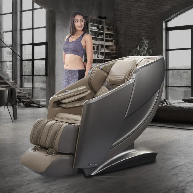 RoboticVibe massage chair -  RV7575 Brown - Image 6