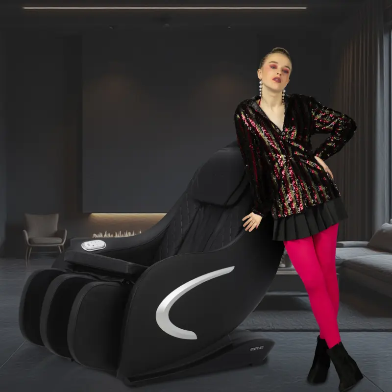 RoboticVibe RV1010 Black Massage Chair - Image 6