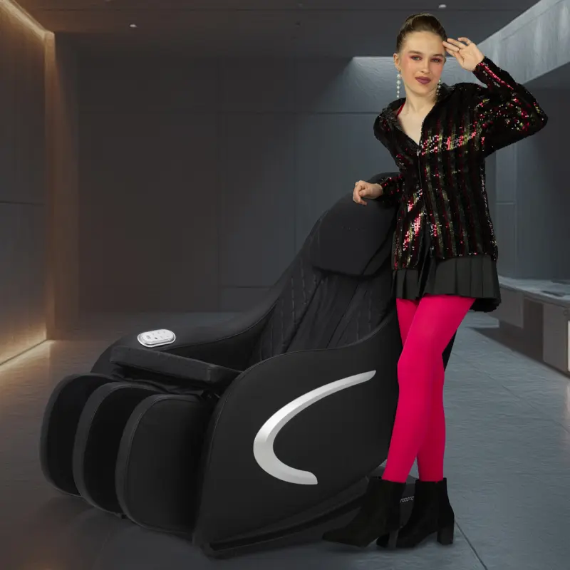 RoboticVibe RV1010 Black Massage Chair - Image 4