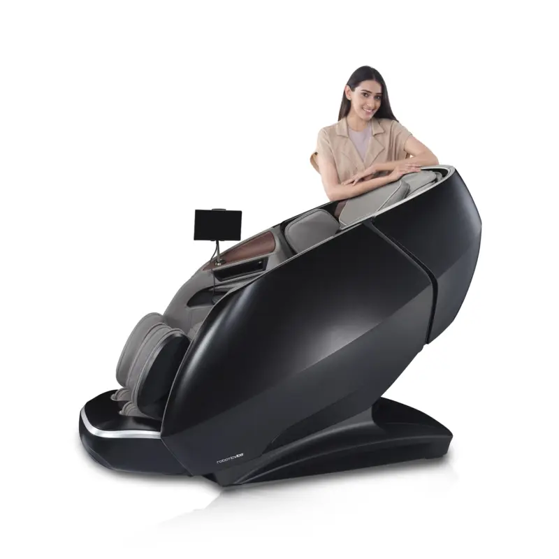 RoboticVibe Massage Chair - RV8585 Black+Grey - Image 7
