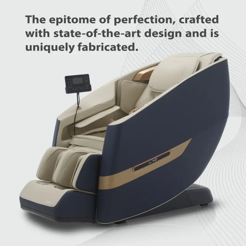 Lixo Massage Chair - LI4400 Blue+Beige - Image 8